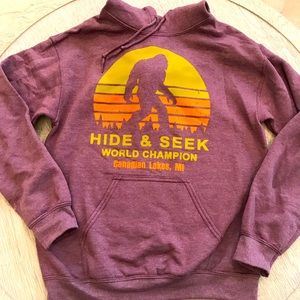 Sasquatch Big Foot Graphic Hoodie Sweatshirt